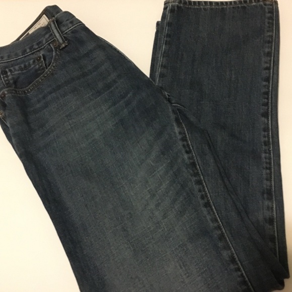 Gap Dark Wash Denim Straight Leg Jeans Straight Vintage Sahara - Picture 5 of 10